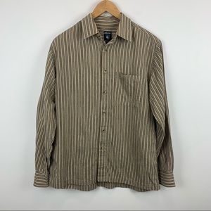 Kuhl Button Up Shirt Tan Size Medium